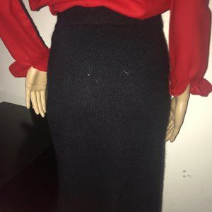 VINTAGE I.B.DIFFUSION PENCIL SKIRT-SILK/WOOL BLEND